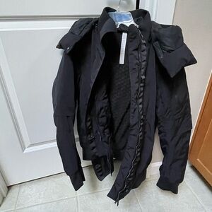 Lululemon  athletica Black Bomber Jacket